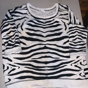 Zebra top